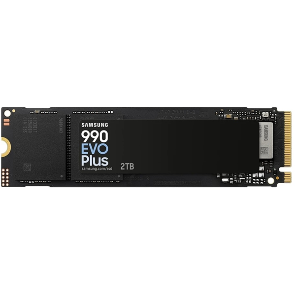 Твердотельный накопитель SSD M.2 (PCI-E NVMe 2.0 Gen 4.0 x4) 2Tb Samsung 990 EVO plus (R7250/W6300MB/s) 1year