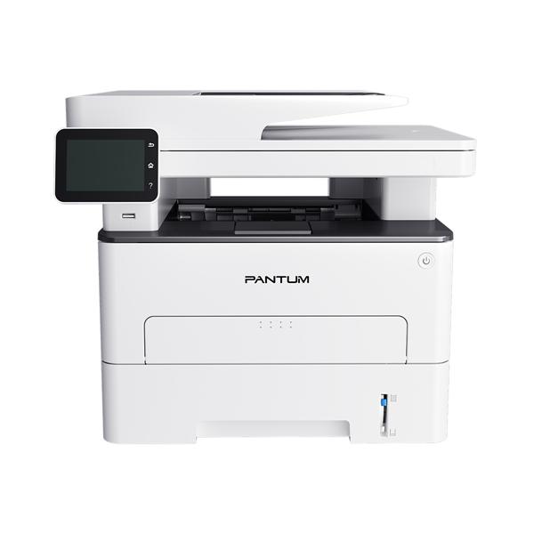 Мфу Pantum BM5106FDN, P/C/S/F, Mono laser, A4, 40 ppm (max 100000 p/mon), 1.2 GHz, 1200x1200 dpi, 512 MB RAM, Duplex, DADF50, paper tray 250 pages, USB, LAN,touch screen, start. cartridge 6000 pages