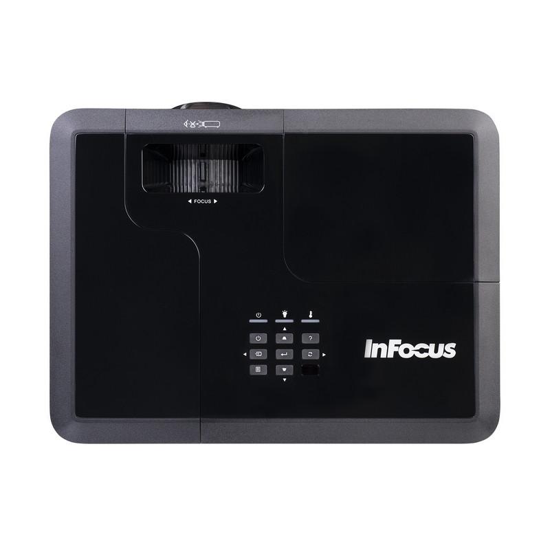  Проектор INFOCUS IN136 DLP,4000 ANSI Lm,WXGA(1280x800),28500:1,(1.54-1.72:1)3.5mm in,Composite video,VGAin,HDMI 1.4aх3(поддержка 3D),лампа 15000ч.(ECO mode),3.5mm out,Monitor out(VGA),RS232,21дБ,3.2кг