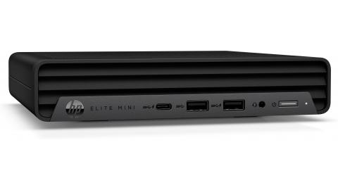 Пк HP Elite Mini 800 G9, Core i5-12500T (2.0G/18M/6 Cores) / 16GB DDR5 4800 /256GB (M.2 NVMe SSD) / Windows 11 Home 64bit (English) / HP 125 Wired Keyboard + Mouse Combo / WIFI 6+BT/2*DP/1*HDMI/90W/3-3-3