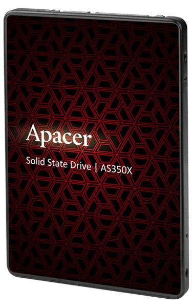 Твердотельный накопитель Apacer SSD PANTHER AS350X 512Gb SATA 2.5" 7mm, R560/W540 Mb/s, 3D NAND, IOPS 87K/80K, MTBF 1,5M, 320TBW, Retail (AP512GAS350XR-1)