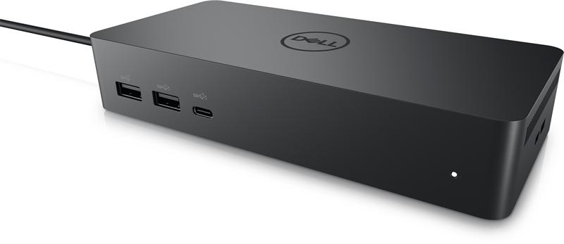 Докстанция Dell Dock UD22 Universal; 130W (USB-C) (2xDP 1.2; 1xHDMI 2.0; 2xUSB-C; 4xUSB-A; 1xRJ-45) (без EU кабеля питания в компл)