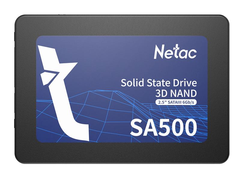 Ssd накопитель Netac SSD SA500 240GB 2.5 SATAIII 3D NAND, R/W up to 520/450MB/s, TBW 120TB, 3y wty