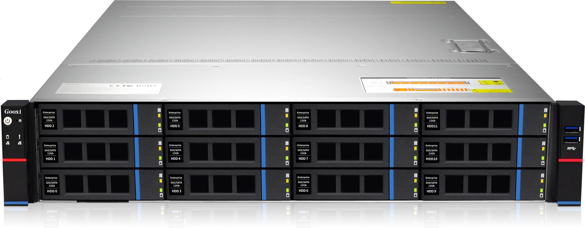 Сервер IRU RockIT RM-SM230 2x4410Y 2x32Gb 2x480Gb 2.5" SSD SATA 9361-8I AST2600 2xGigEth 2x1300W w/o OS (2198670)