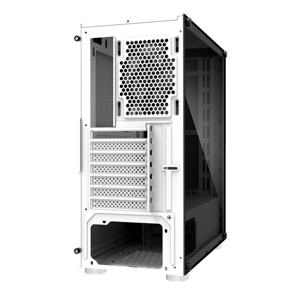 Корпус ZALMAN R2, ATX, WHITE, WINDOW, 2x3.5", 2x2.5", 2xUSB2.0, 1xUSB3.0, RGB FAN CONTROLLER, REAR 1x120mm RGB (следы воды)