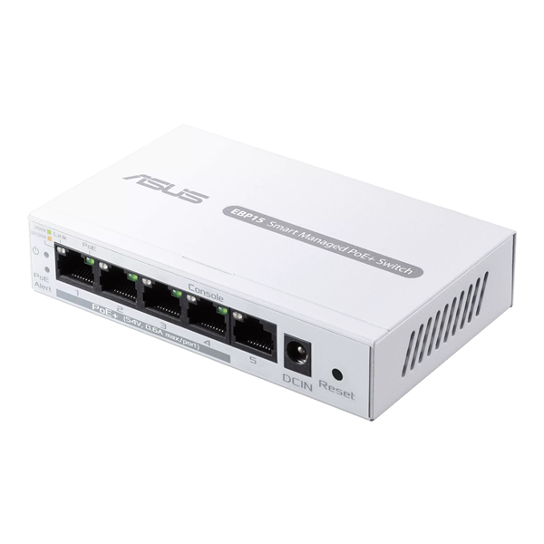 свитч ASUS EBP15//5-Port GbE Smart Managed PoE+ Switch