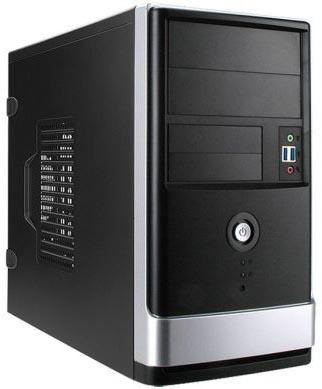 Корпус Mini Tower InWin EMR002 Black/Graphite  400W RB-S400HQ70  U2.0*2+A(HD) mATX