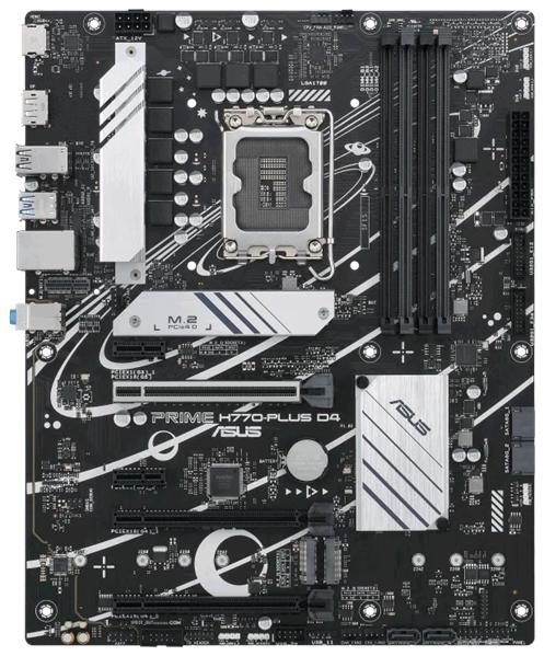 Материнская плата ASUS PRIME H770-PLUS D4, LGA1700, H770, 4*DDR4, HDMI+DP, 4xSATA3 + RAID, M2, Audio, Gb LAN, USB 3.2, USB 2.0, ATX; 90MB1CU0-M0EAY0