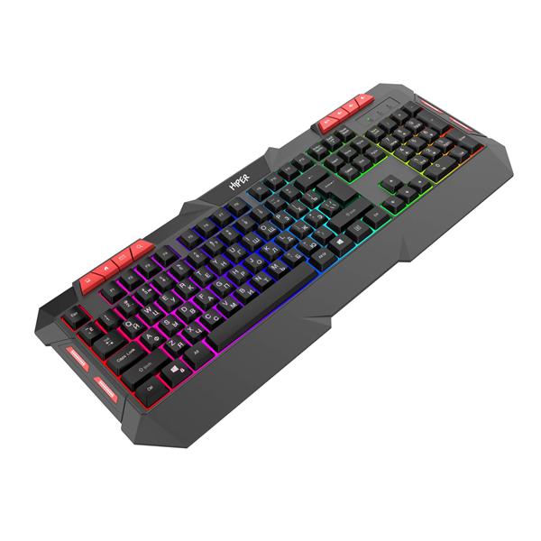 Клавиатура Gaming Keyboard HIPER KG401 (Membrane 104keys, 1.5m cable, USB)
