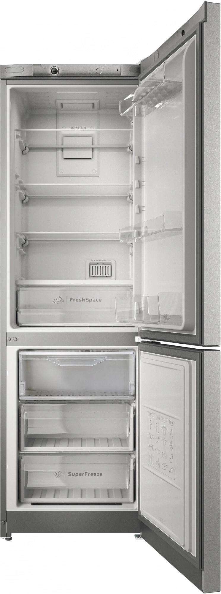 Холодильник Indesit ITS 4180 XB 2-хкамерн. нержавеющая сталь мат.