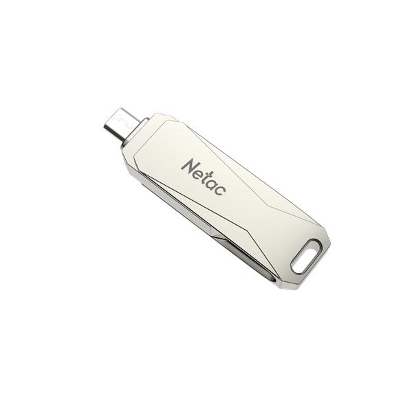 Носитель информации Netac U381 128GB USB3.0+MicroUSB Dual Flash Drive