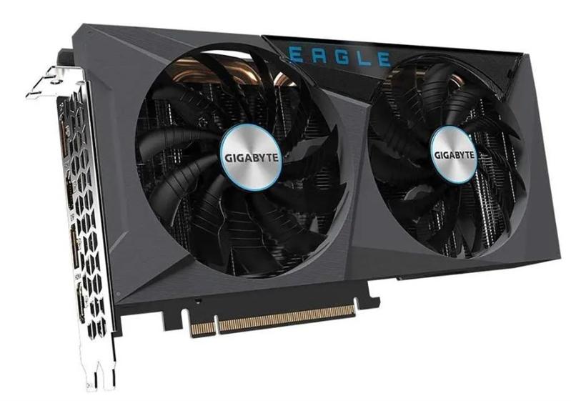 Видеокарта GIGABYTE RTX3060 EAGLE 12GB//RTX3060, HDMI*2, DP*2, 12G,D6