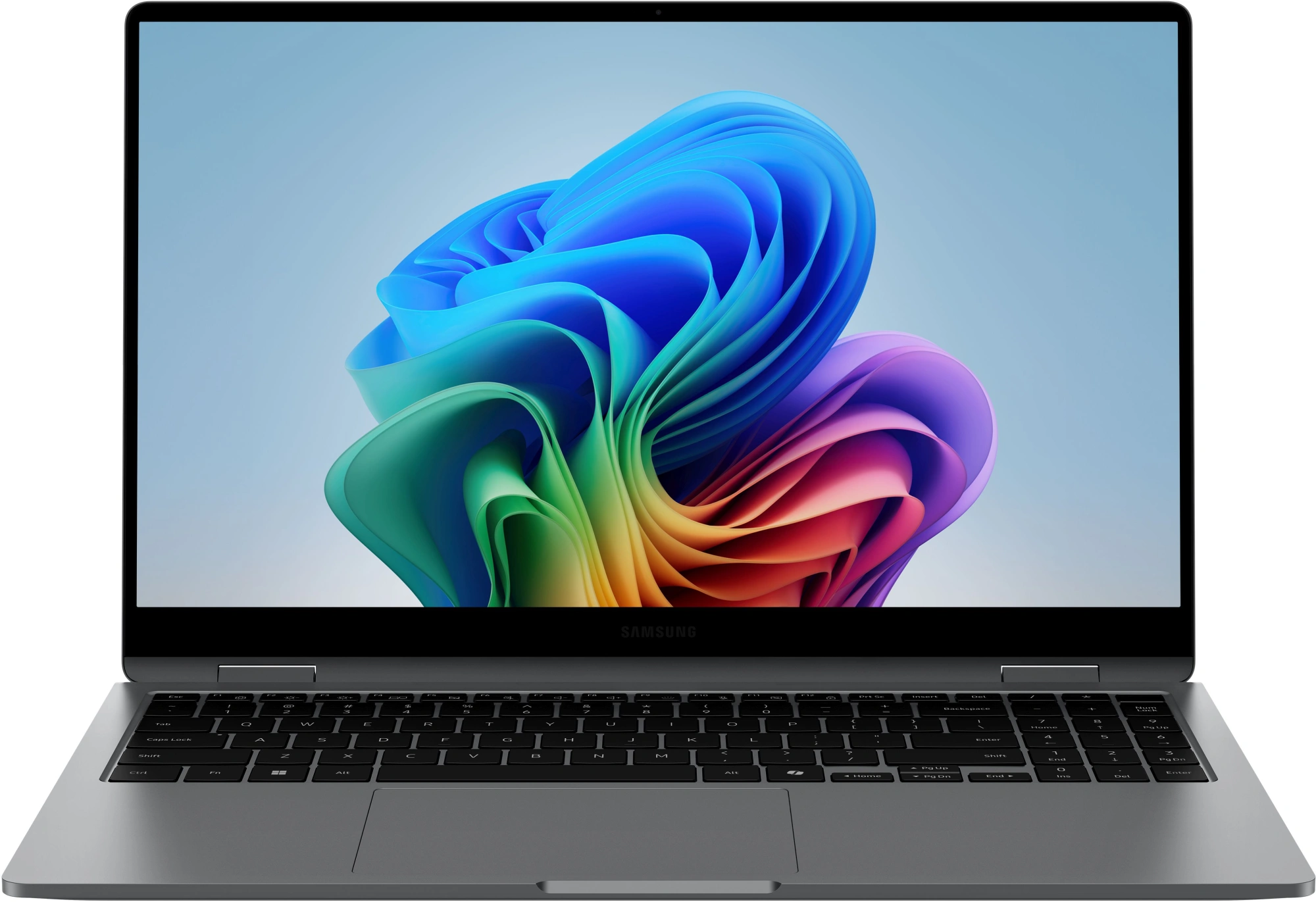 Ноутбук Samsung Galaxy Book 5 360 NP750 Core Ultra 7 258V 32Gb SSD1Tb Intel Arc 140V 15.6" AMOLED Touch FHD (1920x1080) Windows 11 Home English grey WiFi BT Cam (NP750QHA-LG4IN)