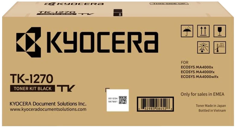 Тонер Kyocera Тонер-картридж TK-1270 для MA4000x/MA4000fx/MA4000wifx черный (10 000 стр.)