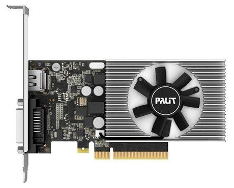 Видеокарта PALIT NEC103000646-1082F PA-GT1030 2GD4 nVidia GeForce GT 1030 2048Mb 64bit DDR4 1151/2100 DVIx1/HDMIx1/HDCP (LP) RTL