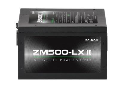 Блок питания Zalman ZM500-LXII, 500W, ATX12V v2.31, APFC, 12cm Fan, Retail