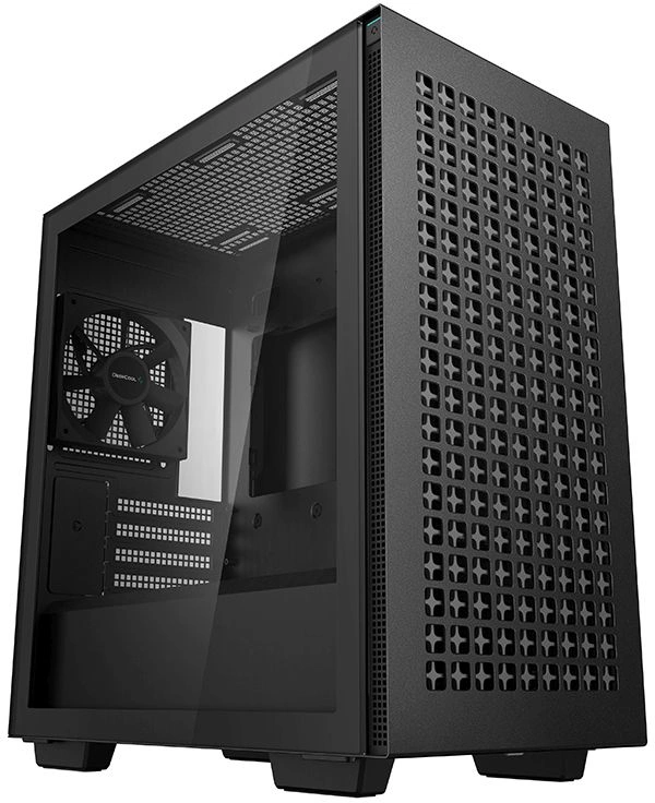 Корпус для ПК Deepcool CH370-BK mATX, USB3.0X1, USB-C Gen2X1, AudioX1, 3.5"X2, 2.5"X2+1,TG Корпус для ПК Deepcool CH370-BK mATX, USB3.0X1, USB-C Gen2X1, AudioX1, 3.5"X2, 2.5"X2+1,TG