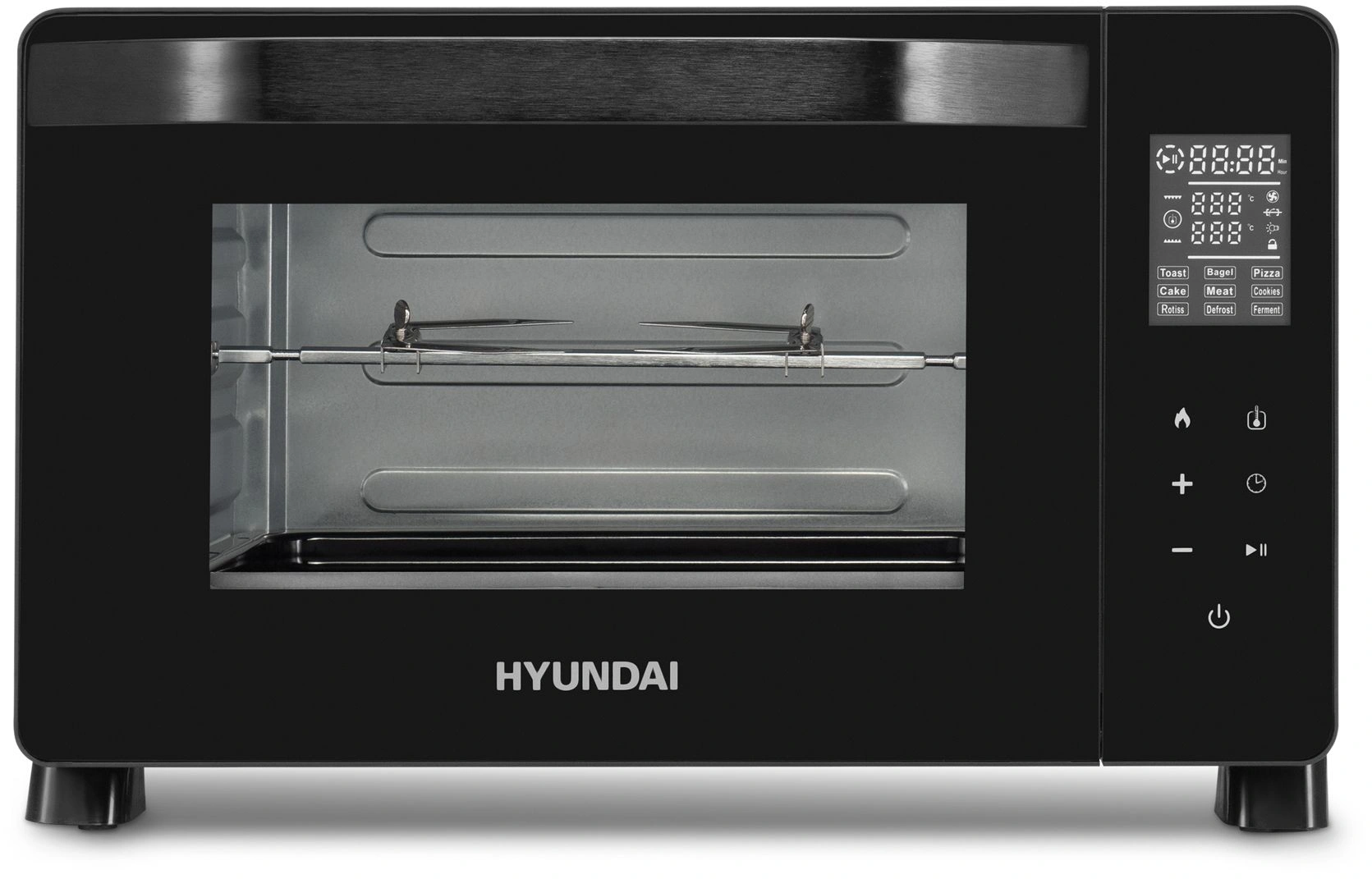 Мини-печь Hyundai MIO-HY088 23л. 1500Вт черный Мини-печь Hyundai MIO-HY088 23л. 1500Вт черный