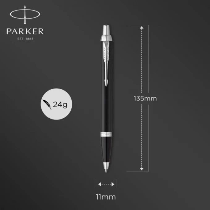 Ручка шариков. Parker IM Core (2150846) Matt Black CT M черн. черн. подар.кор.европод. Ручка шариков. Parker IM Core (2150846) Matt Black CT M черн. черн. подар.кор.европод.