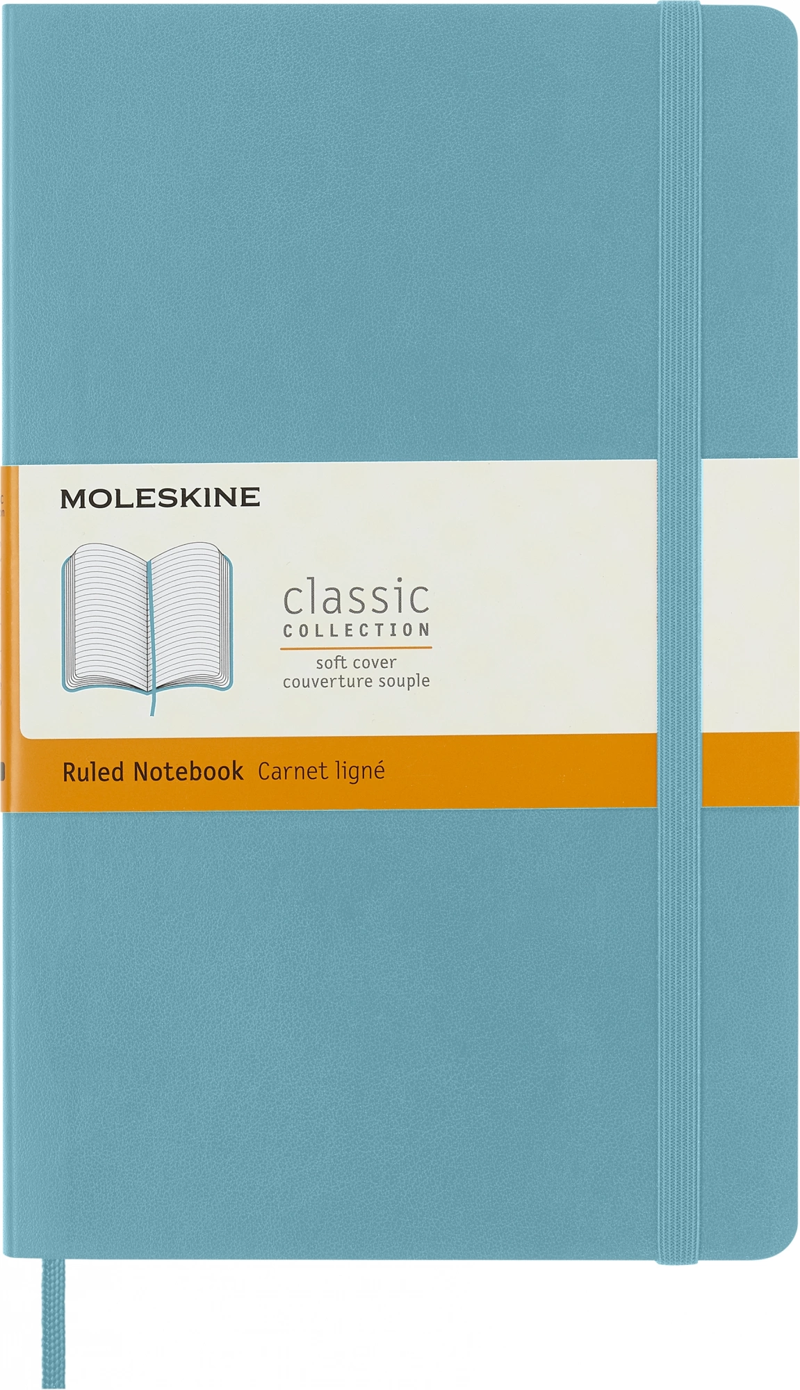Блокнот Moleskine CLASSIC SOFT QP616B35 Large 130х210мм 192стр. линейка мягкая обложка голубой Блокнот Moleskine CLASSIC SOFT QP616B35 Large 130х210мм 192стр. линейка мягкая обложка голубой