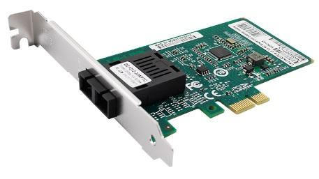  Сетевая карта PCIe x1, 1 x 1G, разъем SC Single Mode , Intel i210 chipset, брекеты low profile + full height