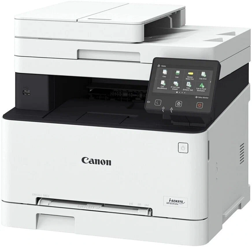 Canon i-Sensys MF655Cdw А4, МФУ, лазерное, цветное, 21стр/мин, 1200dpi, 800МГц, 1024Мб, 50АПД, 250+50, WiFi/AirPrint/USB/Ethernet, 1350стр/картридж, (5158C004) Canon i-Sensys MF655Cdw А4, МФУ, лазерное, цветное, 21стр/мин, 1200dpi, 800МГц, 1024Мб, 50АПД, 250+50, WiFi/AirPrint/USB/Ethernet, 1350стр/картридж, (5158C004)