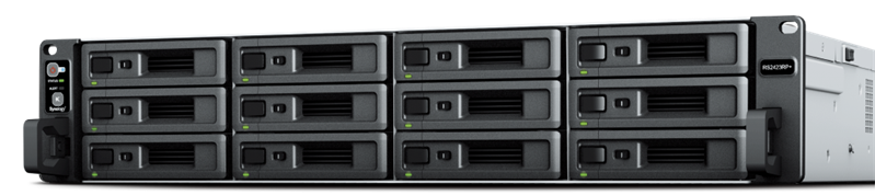 Система хранения данных Synology 2U/12bay QC 3,35GhzCPU/8Gb(32)/RAID0,1,10,5,6/upto 24HDD (1xRX1223RP)/2xUSB3.2/1xMini-SAS/2xGigEth/2x10Geth/1xExpslot/iSCSI/1YW/no rail Система хранения данных Synology 2U/12bay QC 3,35GhzCPU/8Gb(32)/RAID0,1,10,5,6/upto 24HDD (1xRX1223RP)/2xUSB3.2/1xMini-SAS/2xGigEth/2x10Geth/1xExpslot/iSCSI/1YW/no rail