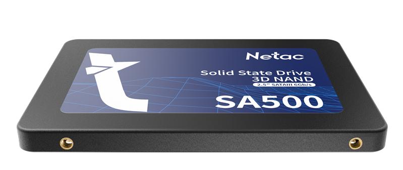 Ssd накопитель Netac SSD SA500 512GB 2.5 SATAIII 3D NAND, R/W up to 520/450MB/s, TBW 240TB, 3y wty