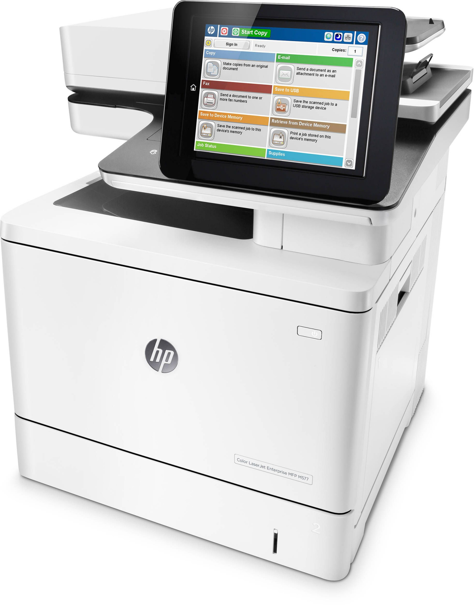 МФУ лазерный HP Color LaserJet Enterprise M776dn (T3U55A) A3 Duplex Net белый МФУ лазерный HP Color LaserJet Enterprise M776dn (T3U55A) A3 Duplex Net белый