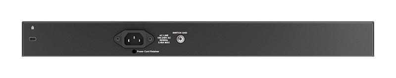 Коммутатор D-Link DGS-1210-28MP/ME/B2A, PROJ L2 Managed Switch with  24 10/100/1000Base-T ports and 4 1000Base-X SFP ports (24 PoE ports 802.3af/802.3at (30 W), PoE Budget 370 W).16K Mac address, 802.3x Flow Co