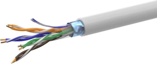Кабель сетевой информационный NetOn 01-1001 кат.5E FTP 4 пары 24AWG PVC внутренний 305м серый Кабель сетевой информационный NetOn 01-1001 кат.5E FTP 4 пары 24AWG PVC внутренний 305м серый