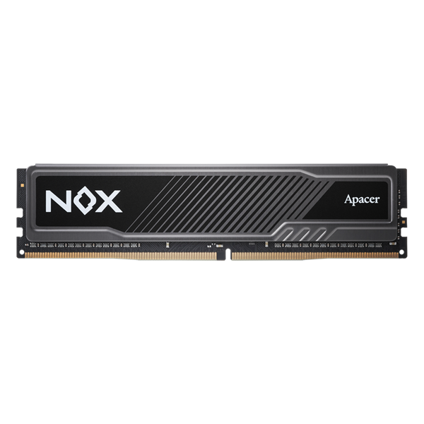 Оперативная память Apacer DDR4 16GB 3200MHz DIMM NOX Black Gaming Memory (PC4-25600) CL16 1.35V Intel XMP 2.0, Heat Sink (Retail) 1024*8 3 years (AH4U16G32C28YMBAA-1)