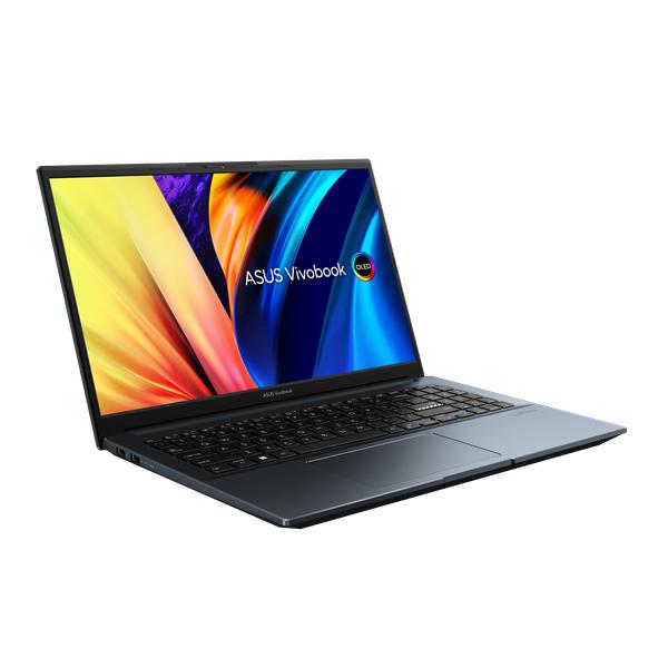 Ноутбук ASUS VivoBook 15 M6500QC-L1123 AMD R7 5800H/16Gb/1Tb SSD/15.6" FHD OLED(1920X1080)144HZ/RTX 3050 4Gb/WiFi6/BT/FP/Backlit KB/No OS/1.9Kg/QUIET BLUE