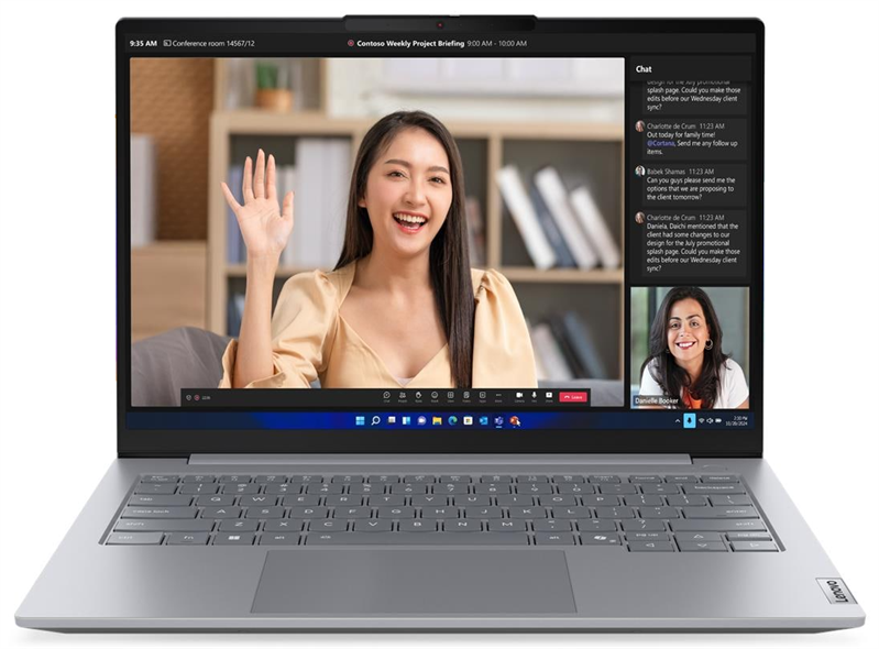 Ноутбук Lenovo ThinkBook 14 G8 IAL 14" WUXGA (1920x1200) IPS 300N, Ultra 7 255H, 1x16GB DDR5-5600, 512GB SSD M.2, Intel Arc 140T, WiFi6E, BT, Kb Ru/Eng,FPR, TPM2, FHD Cam, 45Wh, 65W USB-C, NoOS, 1Y, 1.36kg