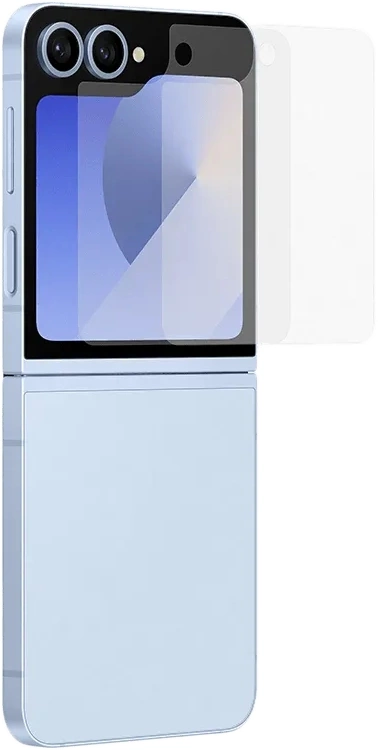 Защитная пленка для экрана Samsung прозрачный для Samsung Galaxy Z Flip6 прозрачная 2шт. (EF-UF741CTEGRU) Samsung Electronics EF-UF741CTEGRU Защитная пленка для экрана Samsung прозрачный для Samsung Galaxy Z Flip6 прозрачная 2шт. (EF-UF741CTEGRU) Samsung Electronics EF-UF741CTEGRU