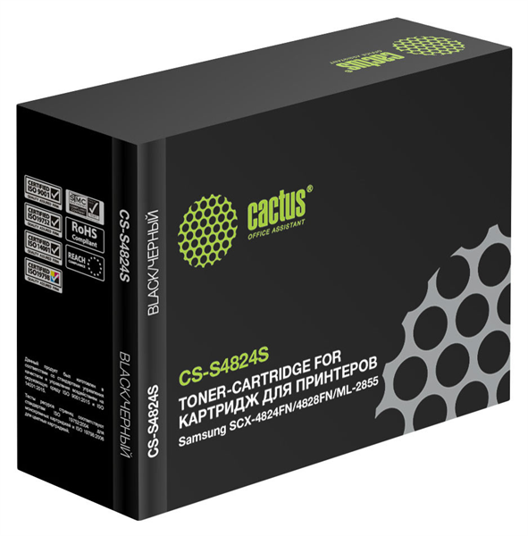 Картридж лазерный Cactus D209L CS-S4824S MLT-D209L черный (5000стр.) для Samsung SCX-4824FN/4828FN/ML-2855 Картридж лазерный Cactus D209L CS-S4824S MLT-D209L черный (5000стр.) для Samsung SCX-4824FN/4828FN/ML-2855