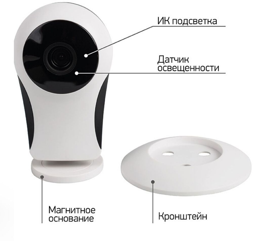 Камера видеонаблюдения IP Rexant WiFi 149 Wi-Fi 3.6-3.6мм корп.:белый (45-0149) Камера видеонаблюдения IP Rexant WiFi 149 Wi-Fi 3.6-3.6мм корп.:белый (45-0149)