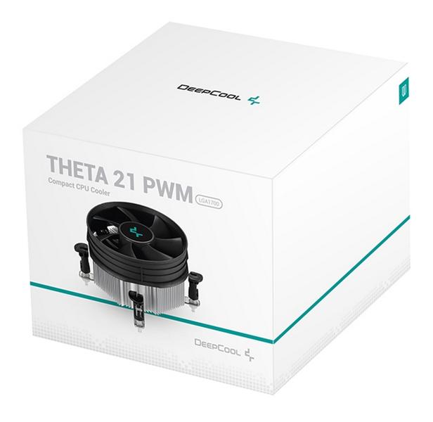 Кулер для процессора DEEPCOOL THETA 21 PWM 1700 LGA1700 (45шт/кор, TDP 95W, PWM, FAN 92mm) Color BOX