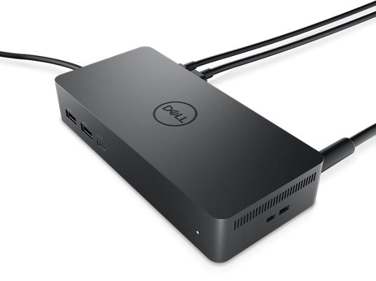 Докстанция Dell Dock UD22 Universal; 130W (USB-C) (2xDP 1.2; 1xHDMI 2.0; 2xUSB-C; 4xUSB-A; 1xRJ-45) (без EU кабеля питания в компл)