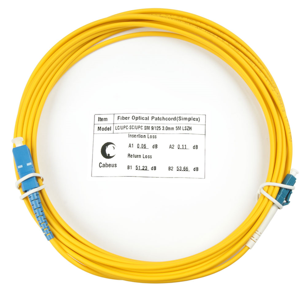 Патч-корд ВО Cabeus FOP(s)-9-LC-SC-15m Шнур оптический simplex LC-SC 9/125 sm 15м LSZH Патч-корд ВО Cabeus FOP(s)-9-LC-SC-15m Шнур оптический simplex LC-SC 9/125 sm 15м LSZH