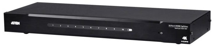 10-портовый 4K HDMI разветвитель Aten ProAV-black: 10-портовый 4K HDMI разветвитель