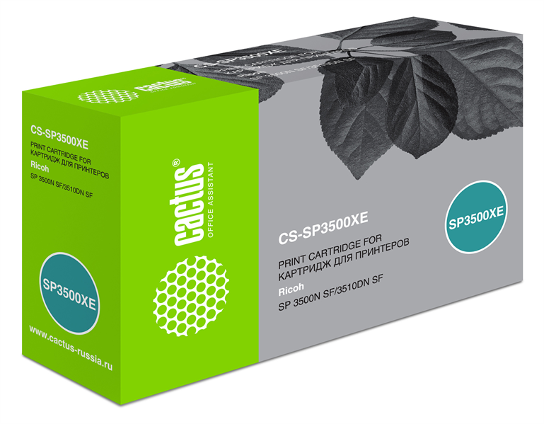 Картридж лазерный Cactus CS-SP3500XE 407646 черный (6400стр.) для Ricoh SP3500NSF/3510DN SF Картридж лазерный Cactus CS-SP3500XE 407646 черный (6400стр.) для Ricoh SP3500NSF/3510DN SF