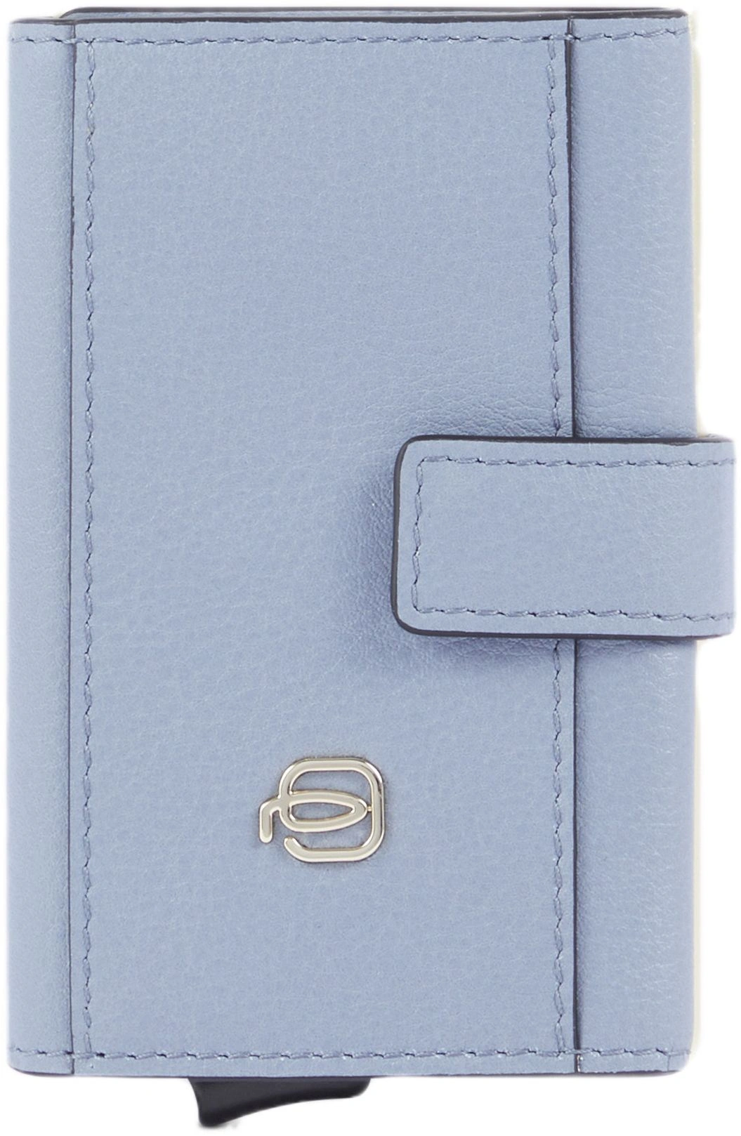 Чехол для кредитных карт Piquadro Circle PP5649W92R/AZ3 голубой натур.кожа/алюм. Чехол для кредитных карт Piquadro Circle PP5649W92R/AZ3 голубой натур.кожа/алюм.