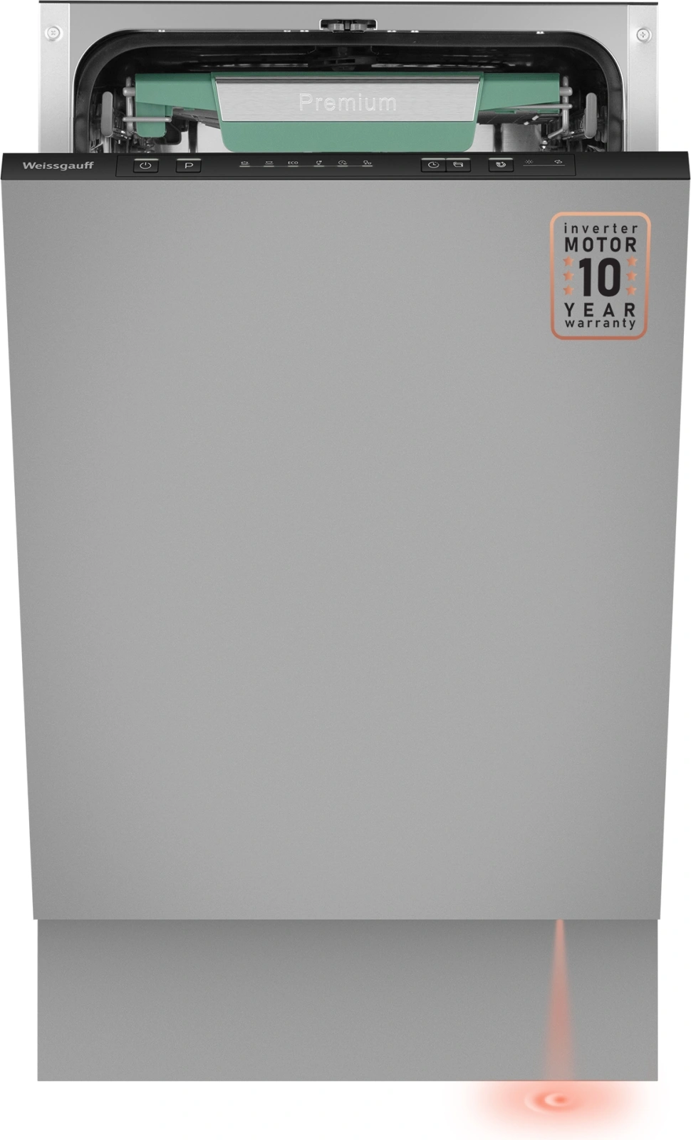 Посудомоечная машина встраив. Weissgauff BDW 4536 D Inverter AutoOpen Infolight 2100Вт узкая серебристый Посудомоечная машина встраив. Weissgauff BDW 4536 D Inverter AutoOpen Infolight 2100Вт узкая серебристый