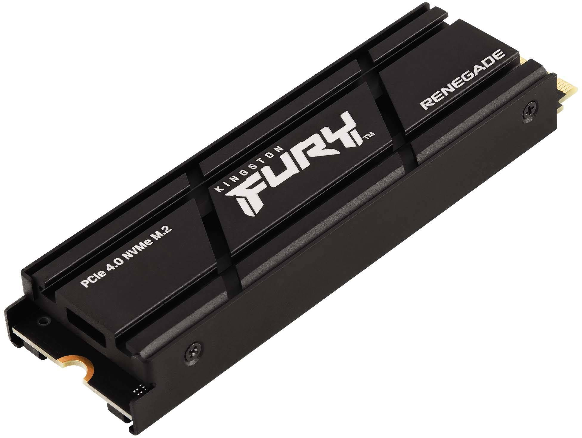Твердотельный накопитель SSD Kingston FURY Renegade M.2 2280 SFYRSK/1000G 1TB Client SSD PCIe 4.0 NVMe, 7300/6000, IOPS 900/1000K, MTBF 1.8M, 3D TLC,1000TBW, 0.55DWPD, with HEATSINK (5 лет), RTL
