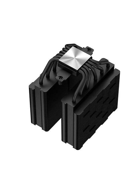 Кулер для процессора DEEPCOOL AG620 BK ARGB LGA20XX/1700/1200/115X/AM5/AM4 (9шт/кор, TDP 260W, PWM, ARGB DUAL Fan 120mm, 6 тепл. трубок, черный) RET
