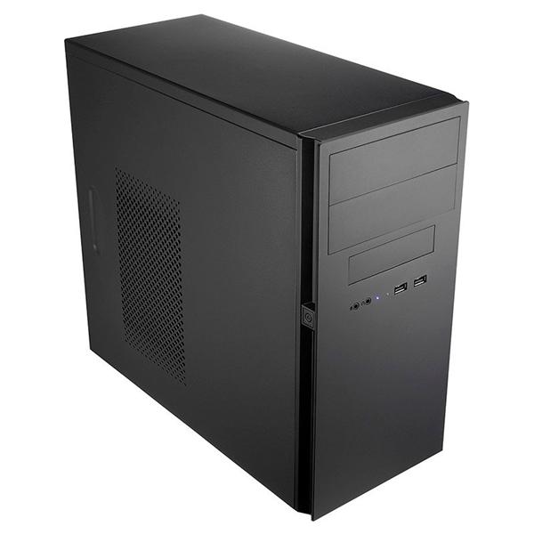 Корпус MiniTower Powerman ES725 Black PM-450ATX U3.0*2+A(HD) MicroATX