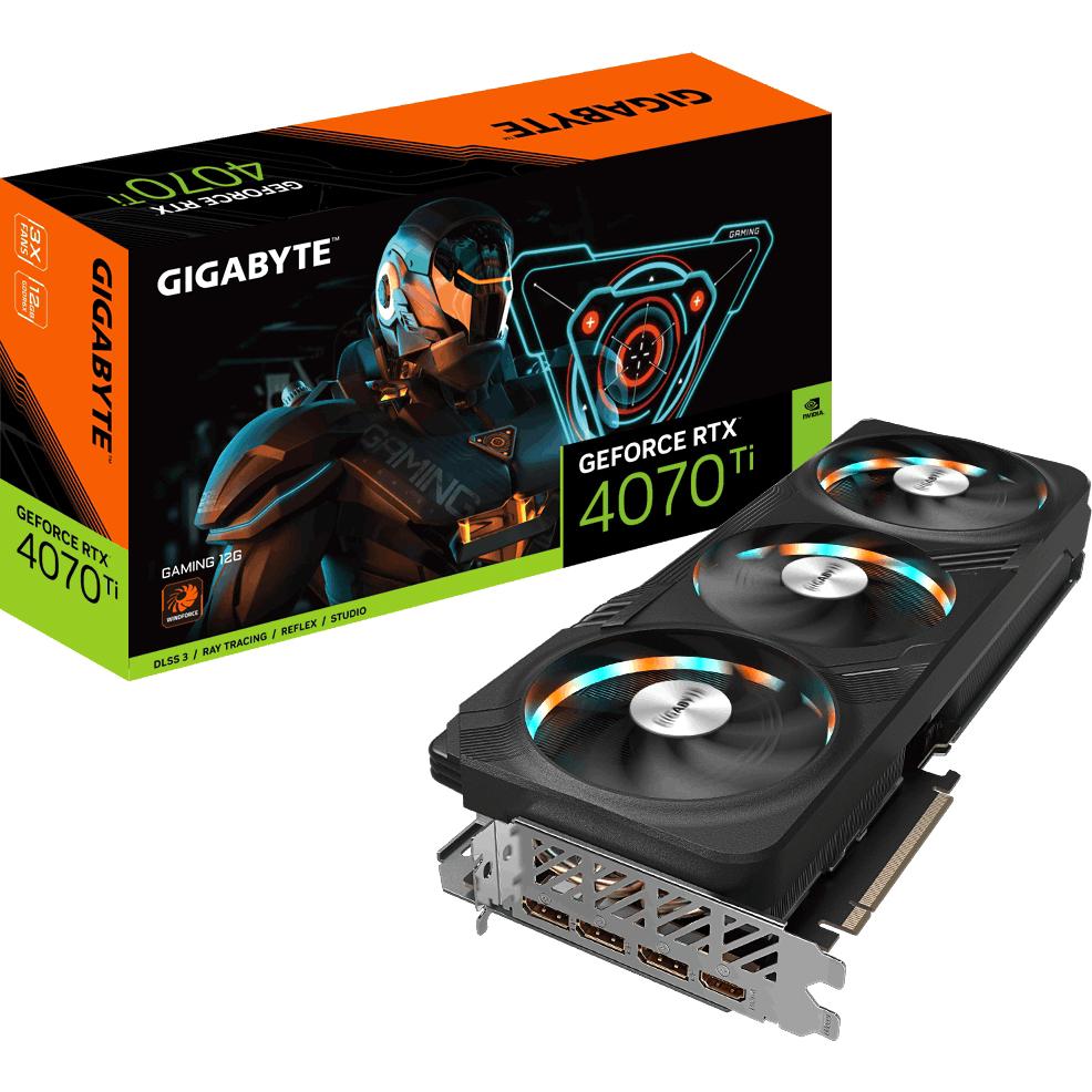 Видеокарта GIGABYTE RTX4070Ti GAMING 12GB//RTX4070Ti, HDMI, DP*3, 12G,D6X