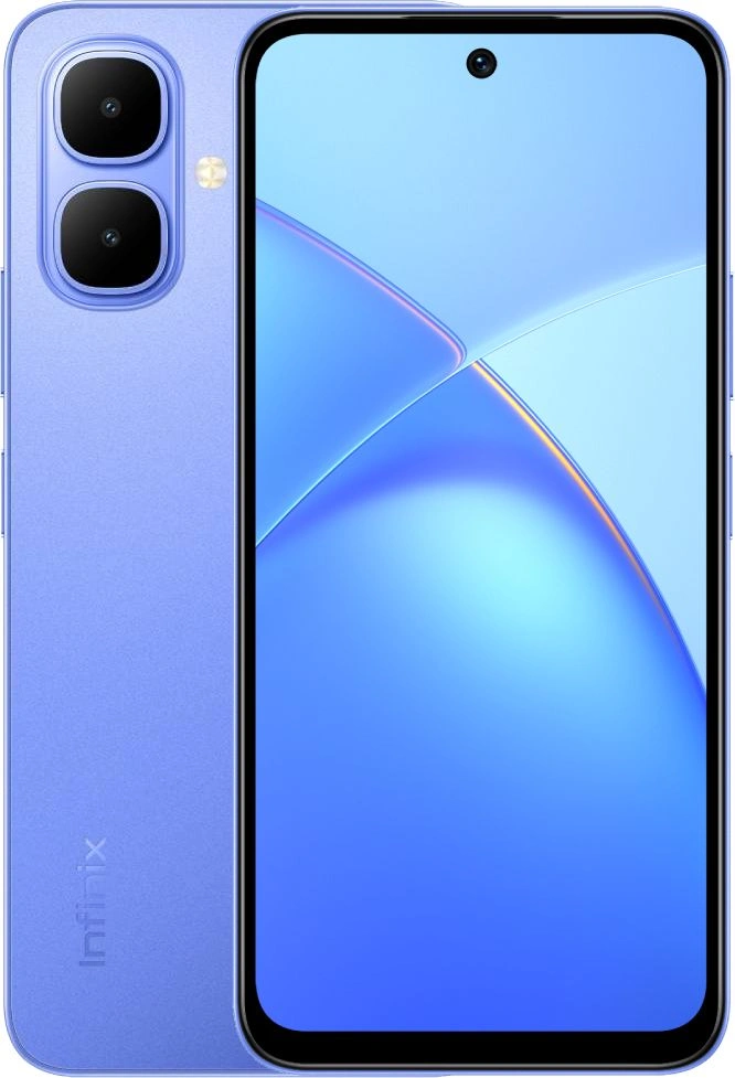 Смартфон Infinix X6725D Smart 10 128Gb 4Gb сиреневый моноблок 3G 4G 2Sim 6.67" 720x1600 Android 15 8Mpix 802.11 a/b/g/n/ac NFC GPS Protect FM microSD max2048Gb
