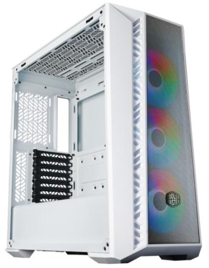 Корпус Cooler Master MasterBox 520Mesh White USB3.0x1, USB3.1type Cx1, Audio, ARGB fan x3 ,white, front Mesh panel